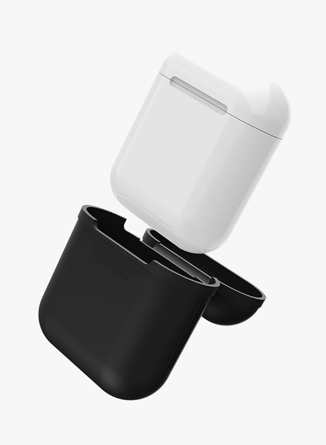 Case Cover For Apple AirPods Black - Image 2