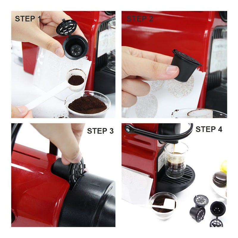 Reusable Coffee Filters 6 Pack 2 Black 2 Red 2 Coffee For Home And Office Use - Image 5