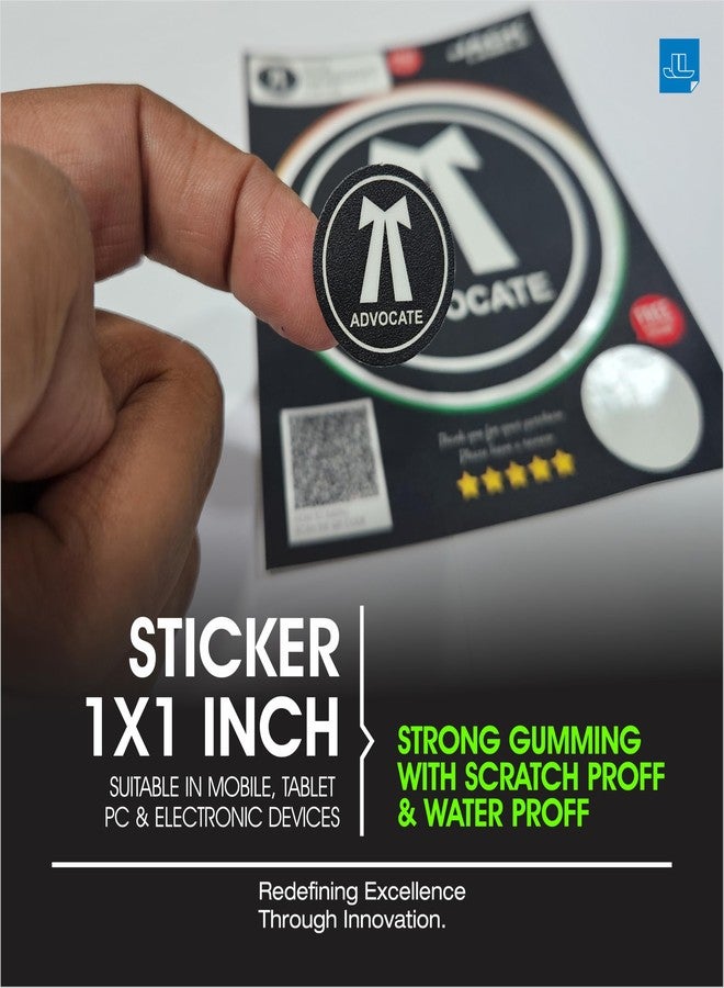 Advocate Sticker for Car, Bike & Office - Waterproof Vinyl Label for Lawyers, Legal Professionals & Free Mobile & Quote Sticker - Image 5