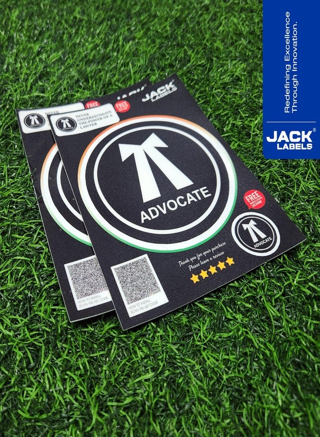Advocate Sticker for Car, Bike & Office - Waterproof Vinyl Label for Lawyers, Legal Professionals & Free Mobile & Quote Sticker - Image 3