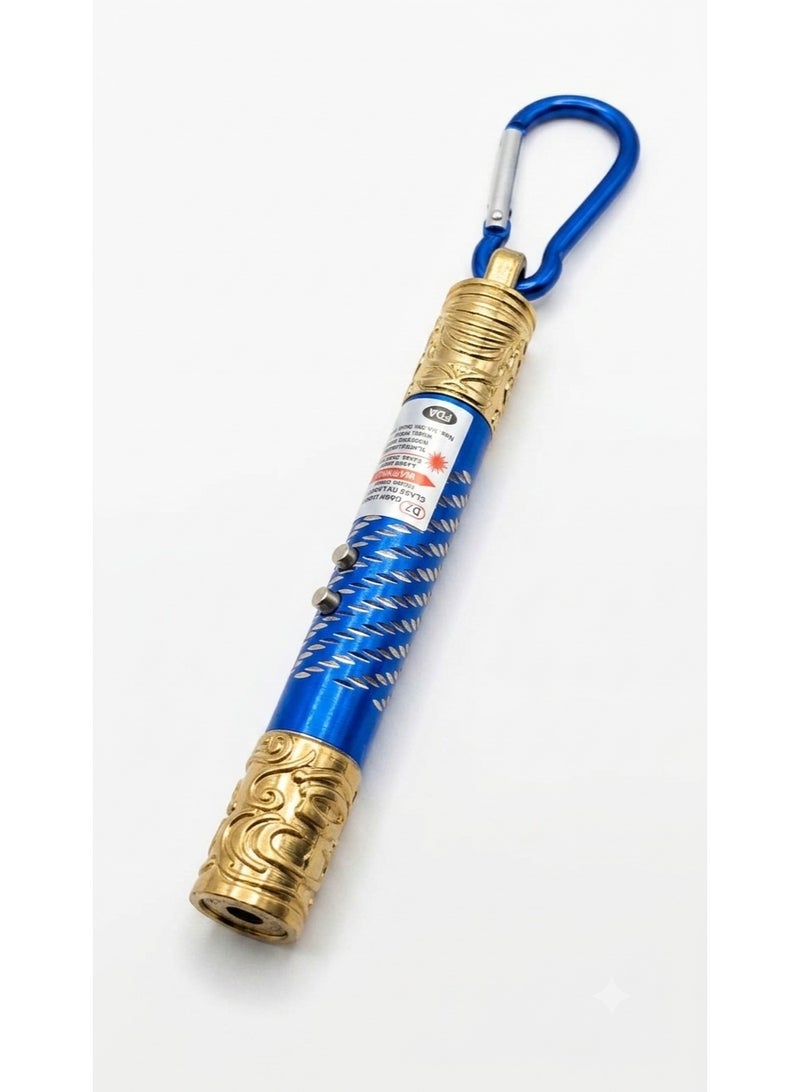 First Choice مؤشر ليزر متعدد الاستخدامات 3 في 1 - كشاف إضاءة LED قوي مع شعاع ليزر أحمر - هيكل معدني أنيق مع حلقة تعليق - قطعة عملية للمحترفين والتعليم والأنشطة الخارجية