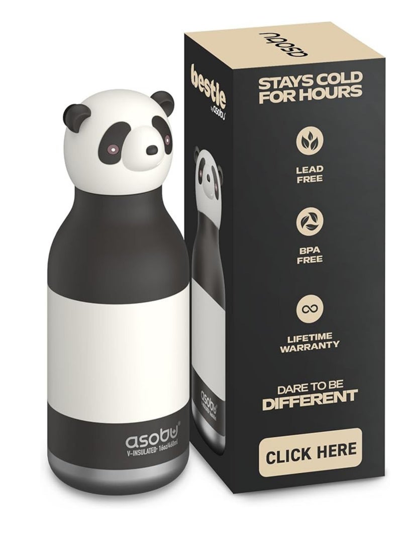 asobu Panda with Brush Bestie Bottle - Image 1