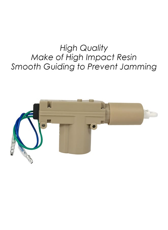 كاميل مجموعة نظام قفل مركزي للأبواب لجميع المركبات - مجموعة مشغل قفل كهربائي لأربعة أبواب مع محركات، وحزمة أسلاك، وحوامل تثبيت، وقضبان (12 فولت) - Image 4