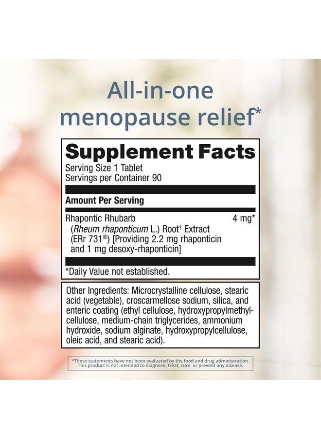 Metagenics - Estrovera - All-Natural, Hormone-Free Menopause Support - for Hot Flashes, Menopause Relief & Night Sweats - Gluten-Free - Vegetarian - Non-GMO - 90 Tablets - Image 1