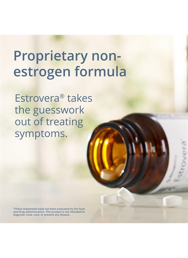 Metagenics - Estrovera - All-Natural, Hormone-Free Menopause Support - for Hot Flashes, Menopause Relief & Night Sweats - Gluten-Free - Vegetarian - Non-GMO - 90 Tablets - Image 1