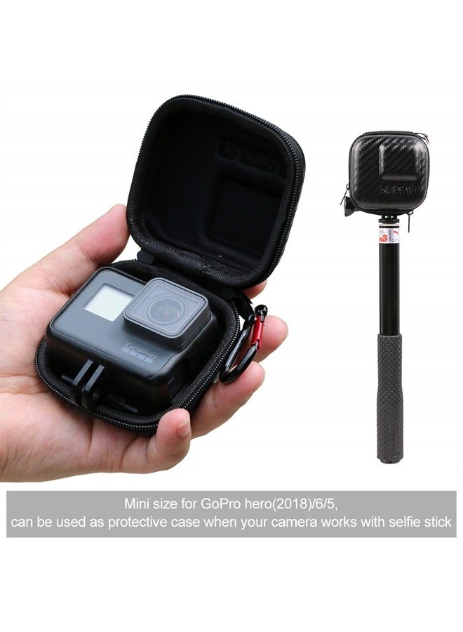 SUREWO Hard Carrying Case for GoPro Hero 11, Mini Hard Shell Carrying Case Travel Portable Storage Bag for GoPro Hero 10/9/8/7/6/5/4,DJI Osmo Action 3,AKASO,Campark,YI Action Camera and More - Image 2