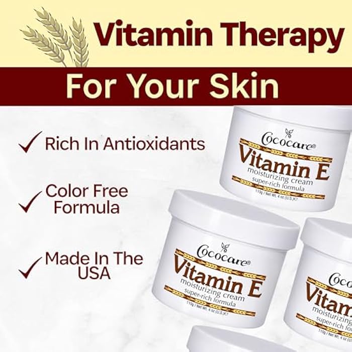 Cococare Vitamin E Moisturizing Cream, 4Oz - Image 5