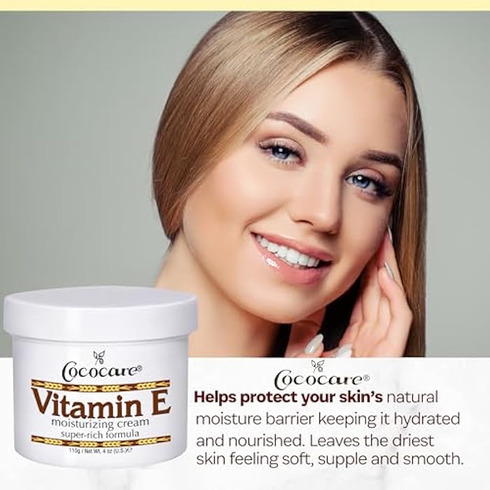 Cococare Vitamin E Moisturizing Cream, 4Oz - Image 2