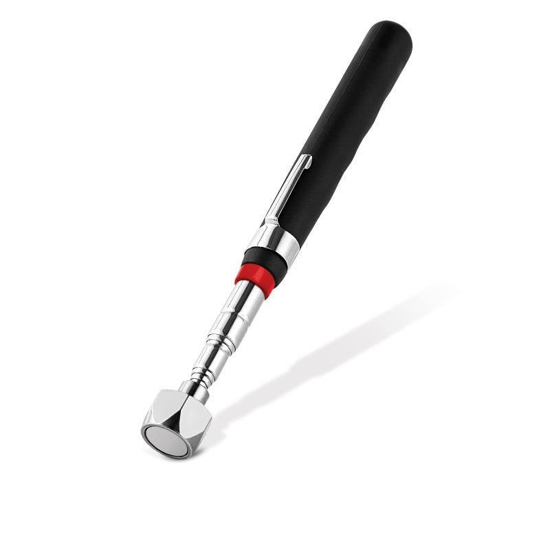 Rechabite 1 Piece 20LBs Telescoping Magnetic Pickup Tool with Pen Clip Design Magnet Stick Rod Extendable 7 to 305 for Men Birthday Fathers Day Christmas Gift