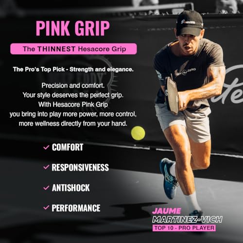 Hesacore Pickleball Paddle Grip - 5.25in - Supports Tennis Elbow, Enhances Grip Strength, Reduces Vibration with Finger Support and Anti-Sweat - Extra Small - Image 5