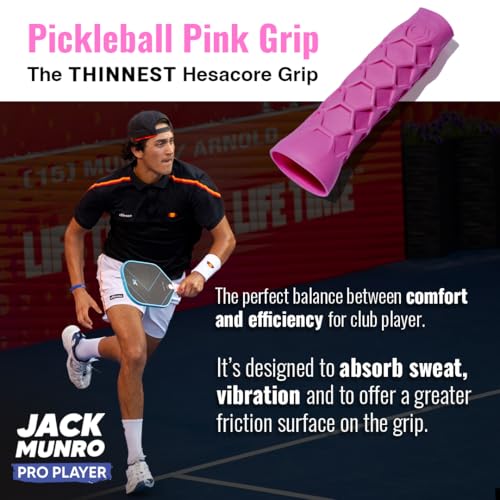 Hesacore Pickleball Paddle Grip - 5.25in - Supports Tennis Elbow, Enhances Grip Strength, Reduces Vibration with Finger Support and Anti-Sweat - Extra Small - Image 4