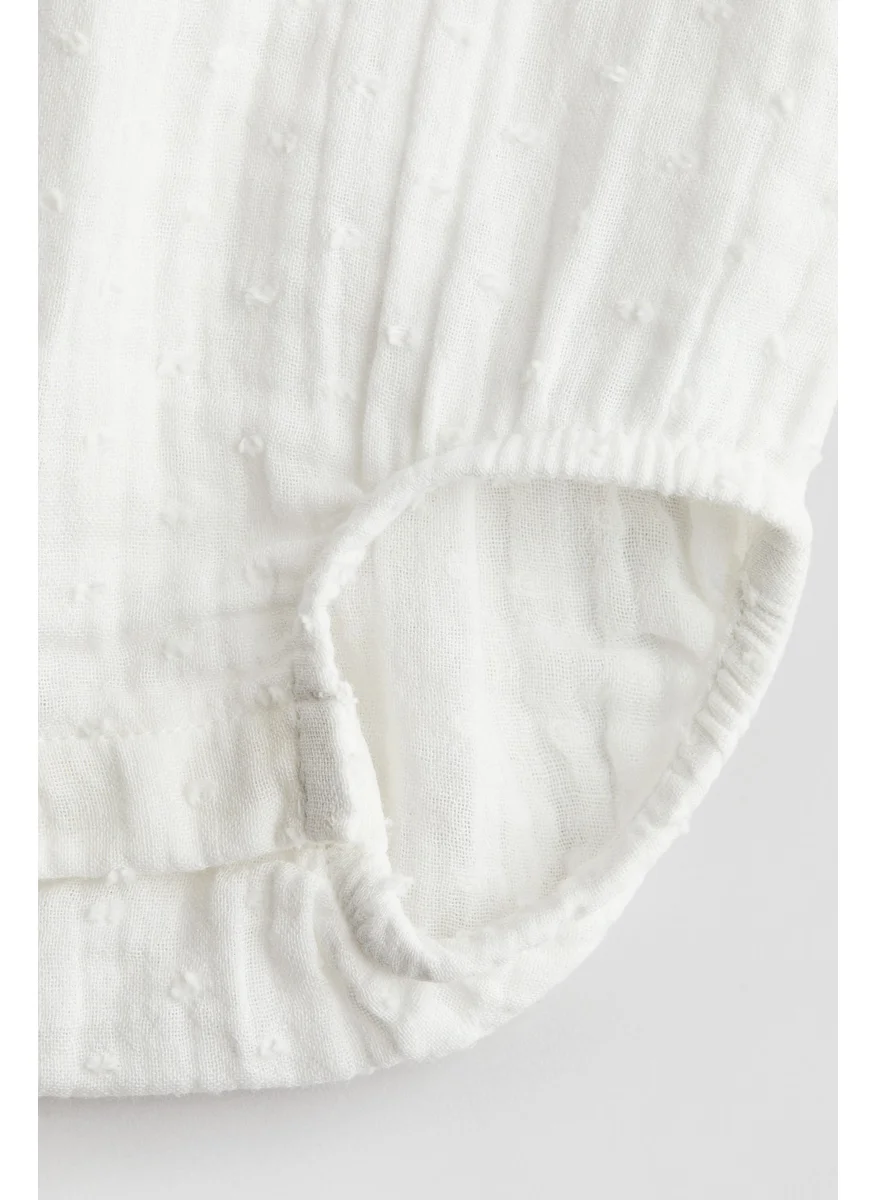 اتش اند ام Cotton Muslin Romper Suit