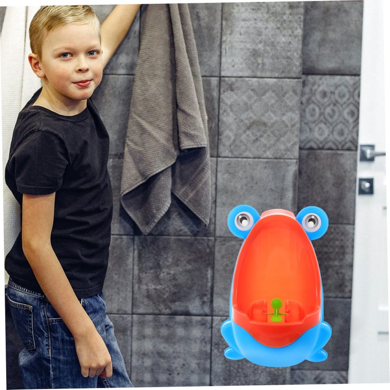 Yellow Frog Shape Rotating Hanging Potty Training Urinal For Toddlers Boys And Girls - Image 4