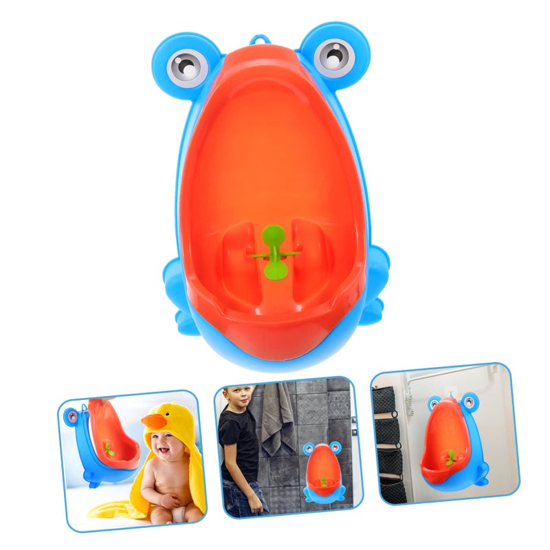 Yellow Frog Shape Rotating Hanging Potty Training Urinal For Toddlers Boys And Girls - Image 5