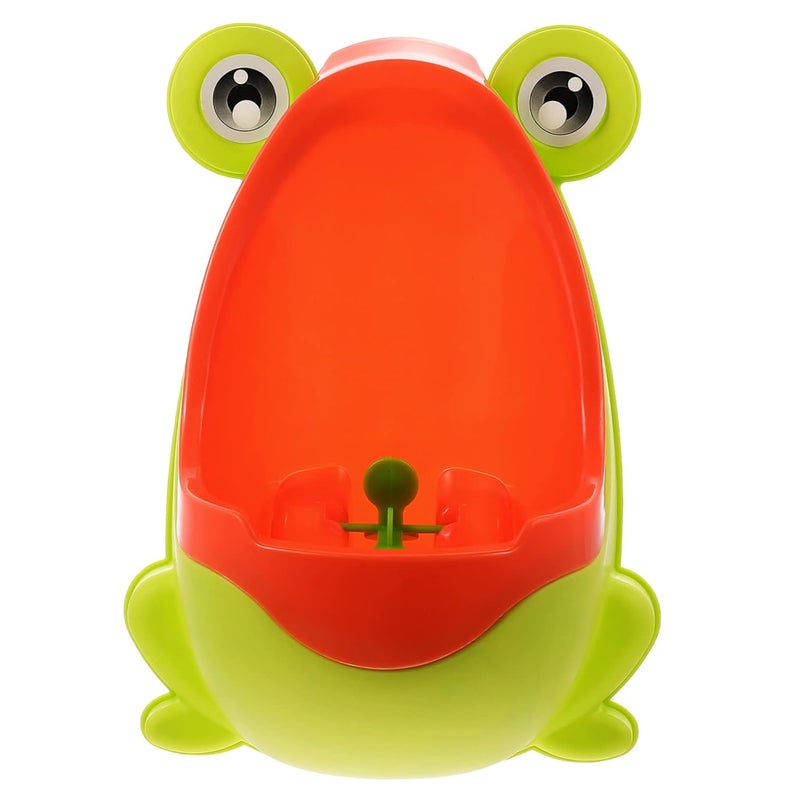 Yellow Frog Shape Rotating Hanging Potty Training Urinal For Toddlers Boys And Girls - Image 1