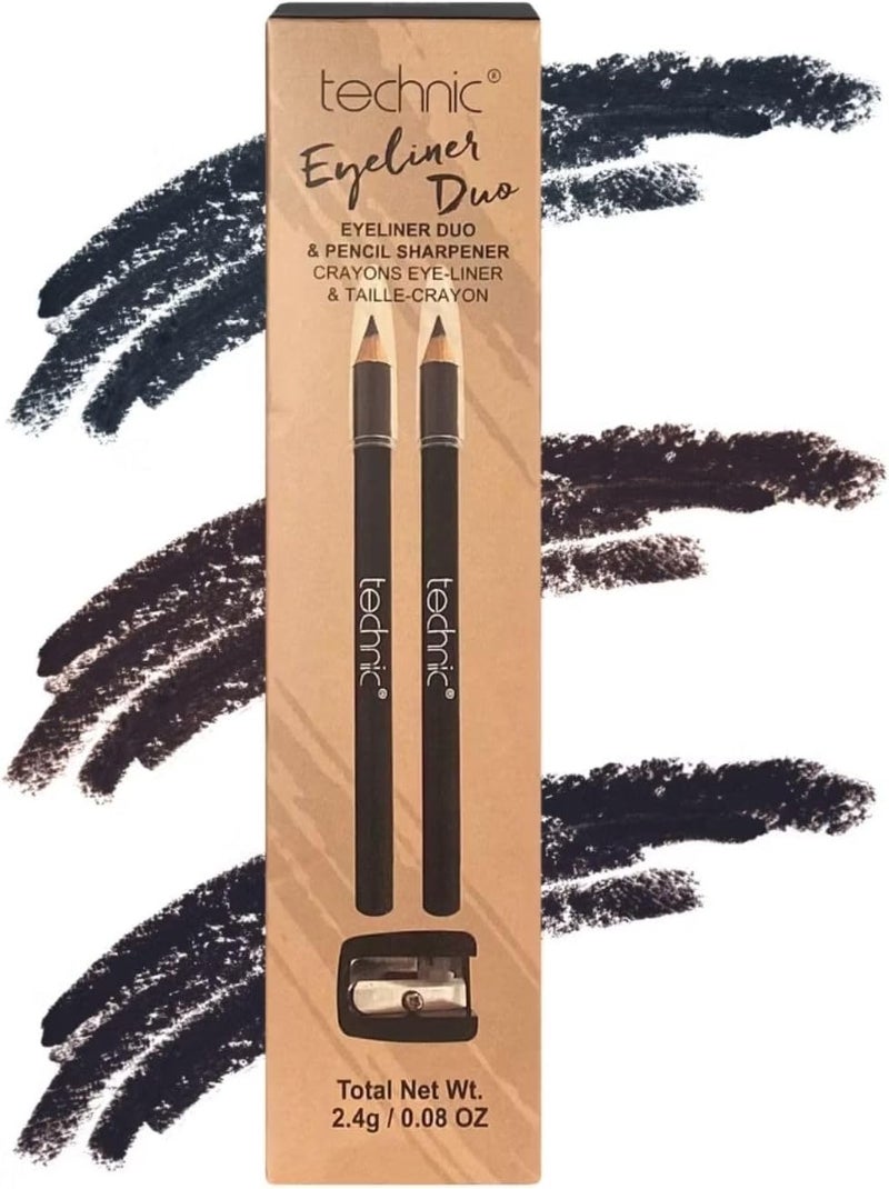TECHNIC EYELINER DUO BLACK7NROWN