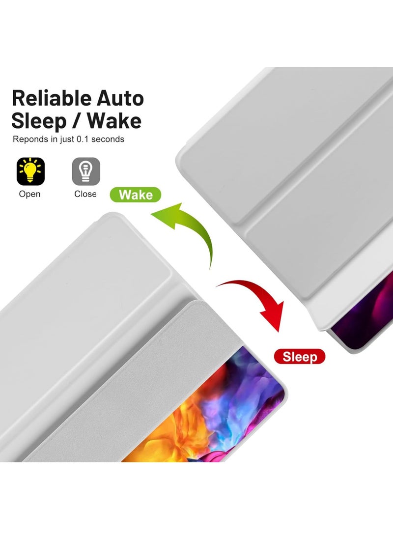 روك بو غطاء لسامسونج جالاكسي تاب S6 لايت مقاس 10.4 بوصة 2024/2022/2020 مع حامل قلم S Pen جراب لوحي نحيف مع ظهر ناعم من مادة TPU للاستيقاظ / النوم التلقائي - Image 3