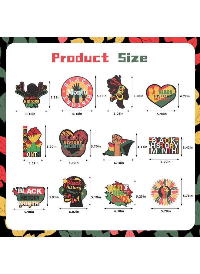 Eshwb - 60 Pcs Black History Month Decorations,Black History Hanging Swirls Party Supplies African American Traditional Festival Decor For Classroom Party Home Bhm Hanging Ceiling Streamers - Image 1