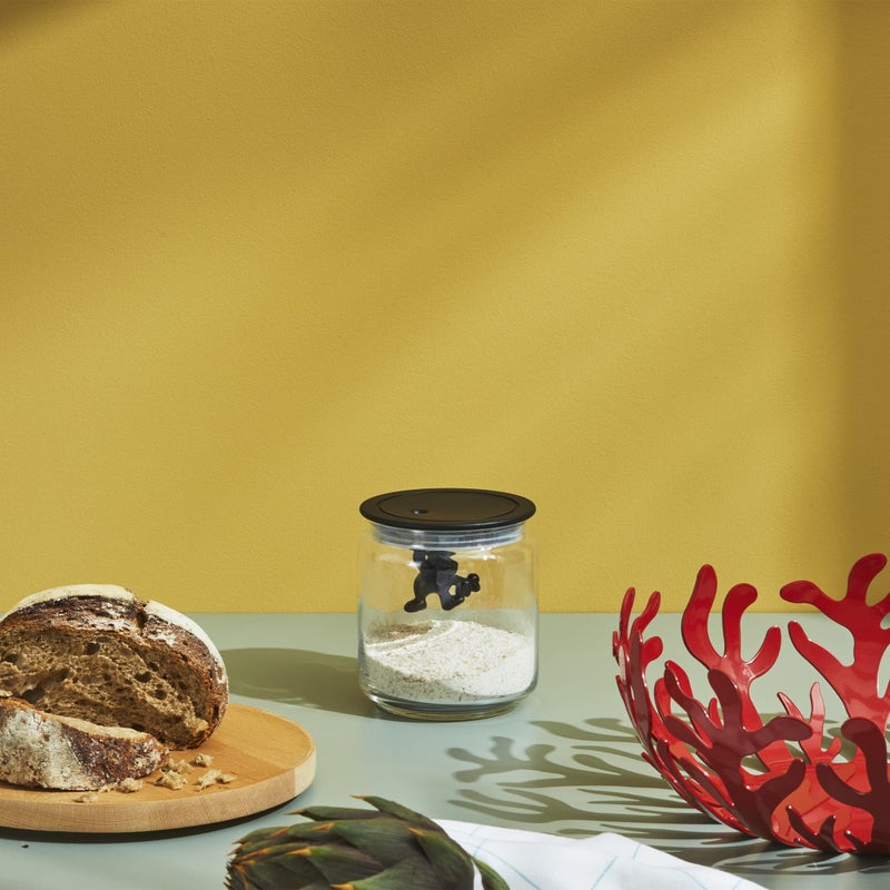 Alessi AMDR04 B "Gianni" Glass Box, Black - Image 4