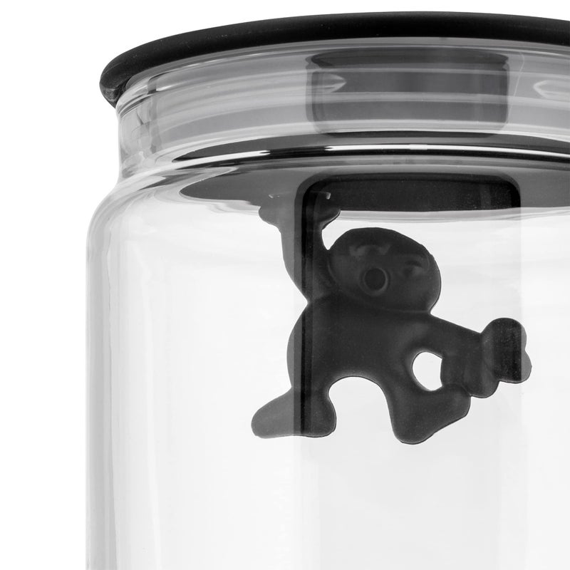 Alessi AMDR04 B "Gianni" Glass Box, Black - Image 2