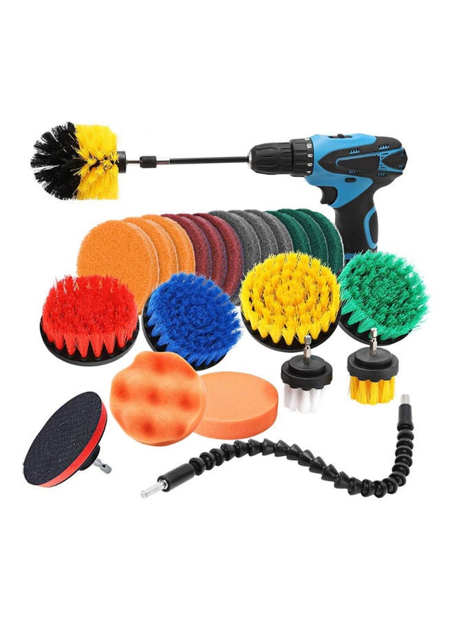 24-Piece Drill Brush Attachments Set - Image 3