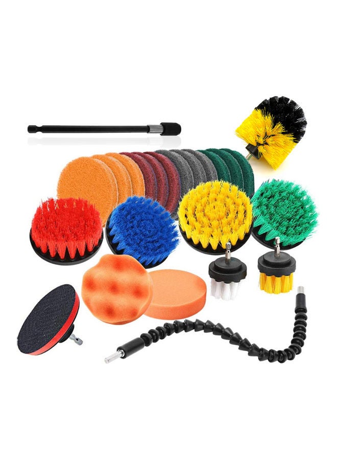 24-Piece Drill Brush Attachments Set - Image 1