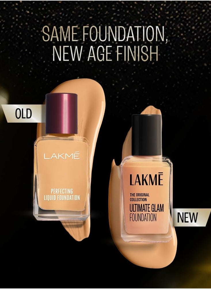 LAKME - Forever Matte Radiant Liquid Full Coverage Foundation Vit E, Water-Resist, Natural Shell, 27 ml - Image 1