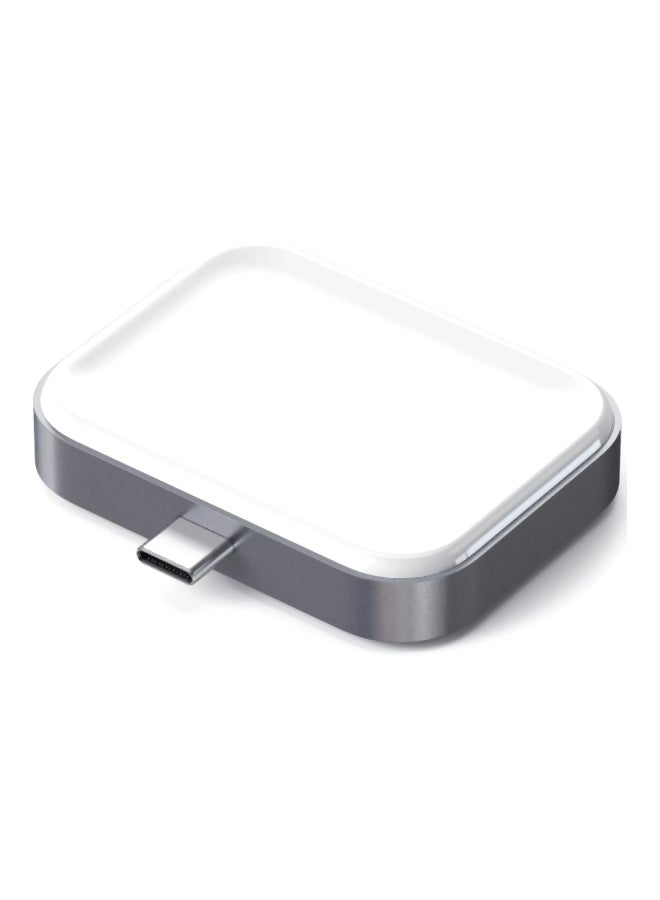 SATECHI Wireless USB-C Charging Dock For Apple AirPods/AirPods Pro White - Image 3