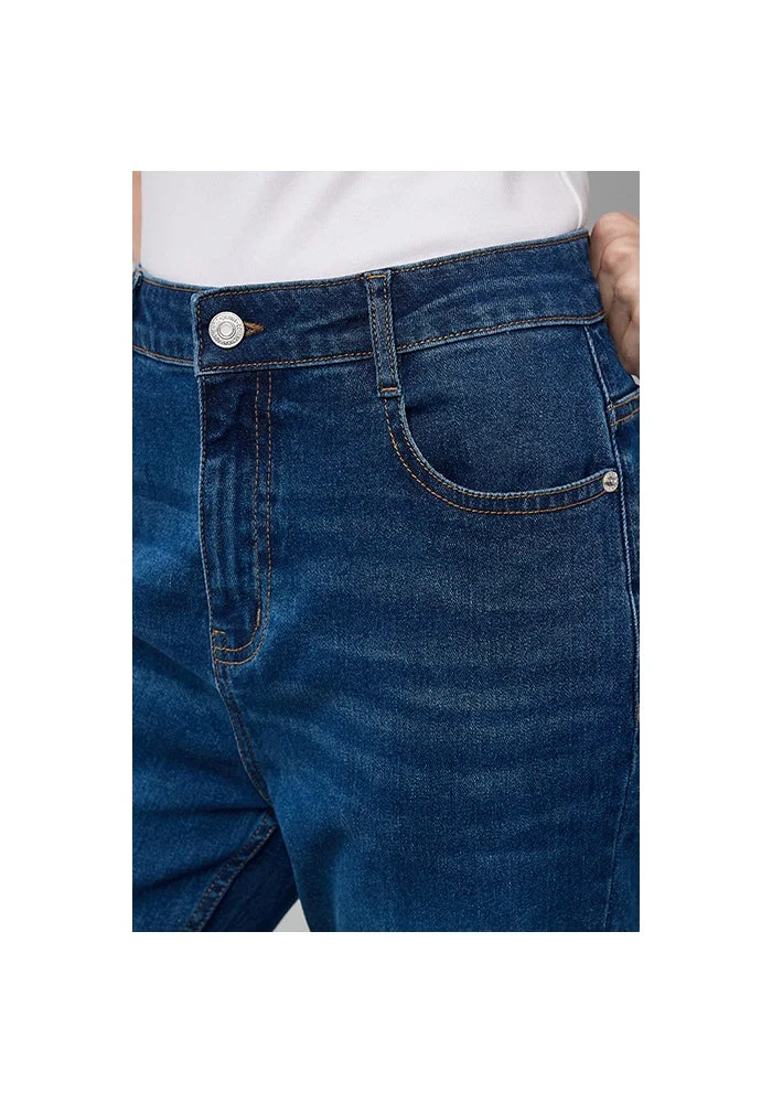 R&b  Washed Flared Jeans with Button Closure for Women | Best Price UAE