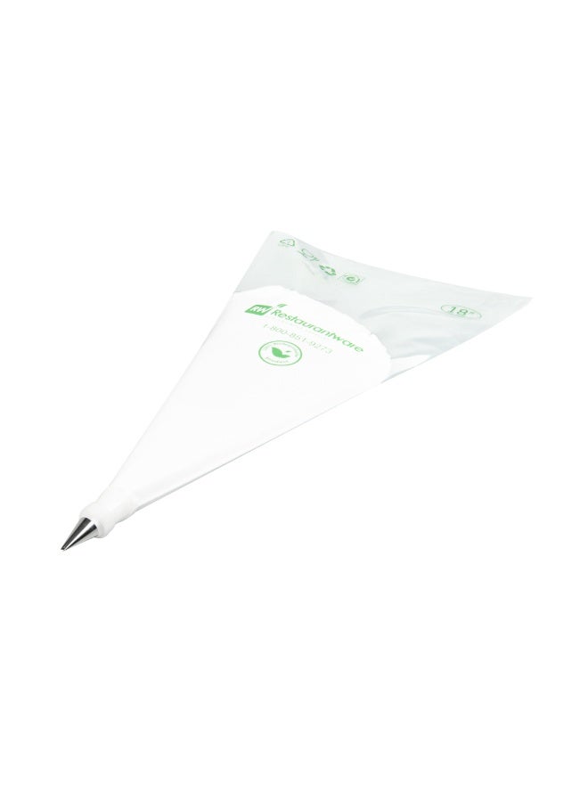 Restaurantware Pastry Tek Leaf Icing Tip, 1 Reusable Piping Tip - #349, Dent-Resistant, Stainless Steel Decorating Cake Tip, Dishwasher-Safe, Decorate Cupcakes, Cakes, or Cookies - Image 2