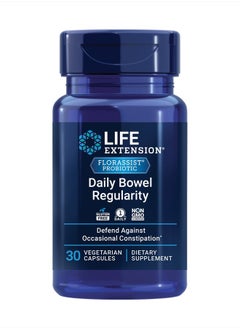 Life Extension FLORASSIST Daily Bowel Regularity, 30 vegetarian capsules  - Image 1