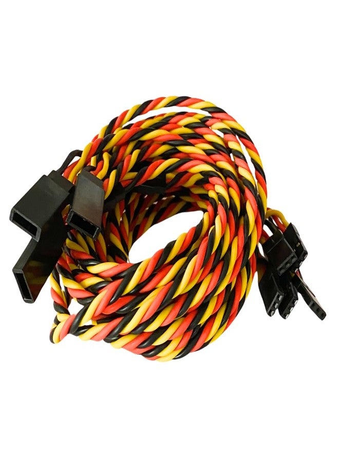 BackBay R/C BackBayRC - 20awg Twisted Servo Extension Cable - 100 Strands for RC Vehicles, Drones, E-Bikes - 6 Lengths / 5 Wires per Pack (90CM / 36in / 3ft) - Image 2
