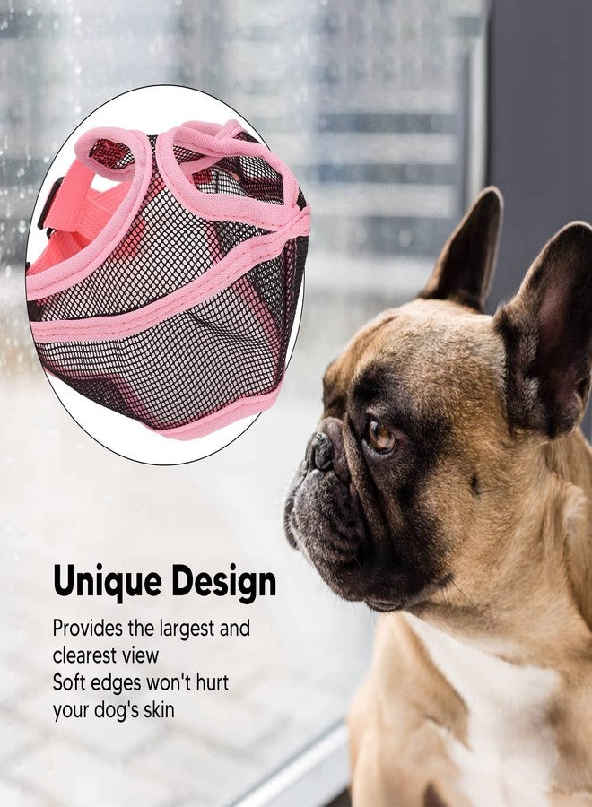 ناروت كمامة شبكية للكلاب مضادة للنباح والعض والمضغ، مصنوعة من قماش شبكي ناعم ومريح وحزام قابل للتعديل، مناسبة للكلاب الصغيرة والمتوسطة والكبيرة (M) - Image 4