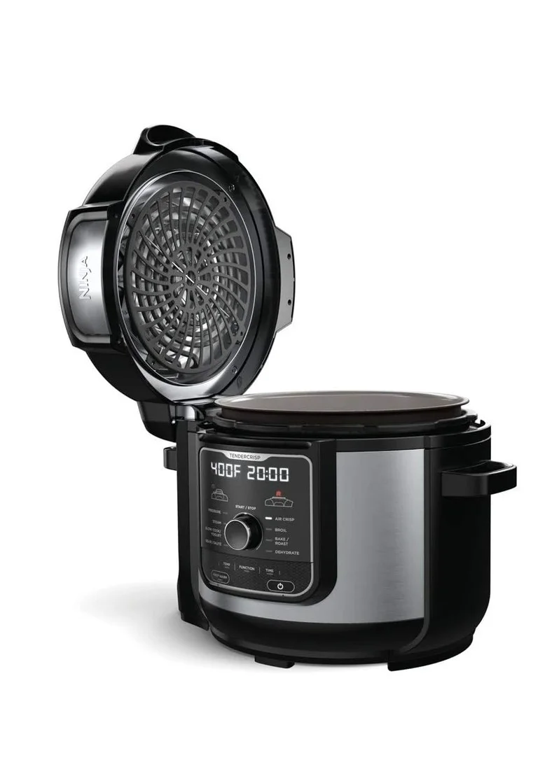 نينجا Ninja Op500 Foodi Ultimate Pressure Cooker With Crisping Imax 9 In 1 Multi 1760 Watts, 7.5 Litre Capacity, Black, Nutri Ninja"Min 2 year manufacturer warranty"