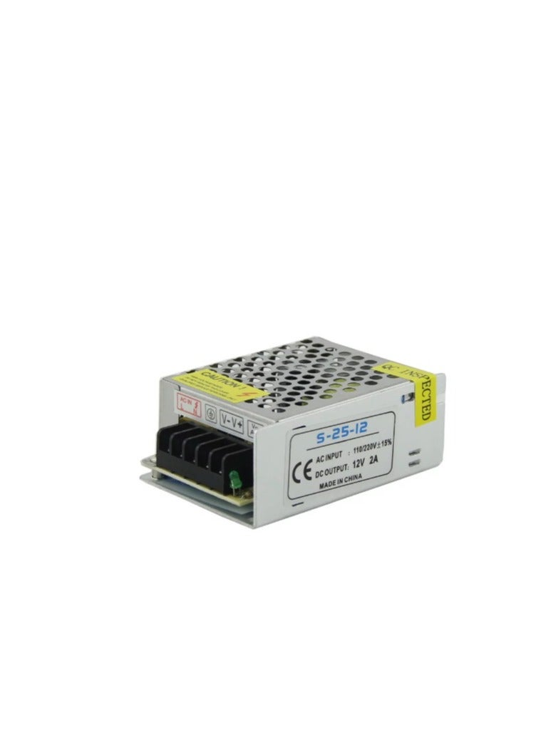Metal Power Supply, 12V 2A 