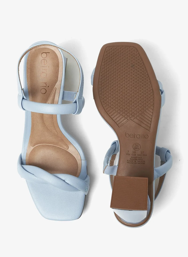 Beira Rio Jeans Sandals for Women with Back Strap – Stylish & Supportive sling Back Ladies Sandals for Women | Best Price UAE
