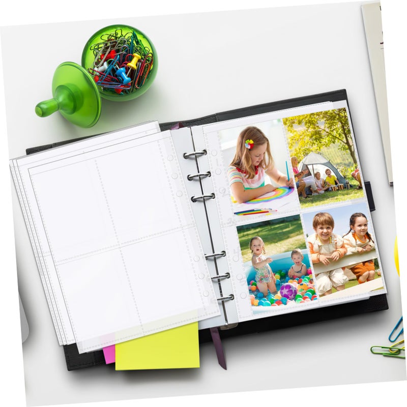 50 Pcs Clear Trading Card Binder Pages For Collectibles Photos And Game Cards - Image 5