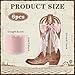 Amyhill 6 Pcs Western Cowgirl Boots Flower Boxes Centerpiece Boot Shape Wood Boxes Decor Western Theme Party Cowgirl Favors Tabletop for Cowboy Birthday Party Baby Shower Wedding Supplies Pink - Image 4