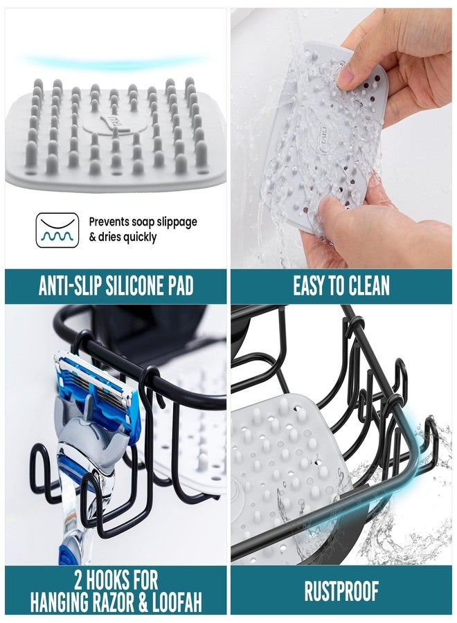 TAILI Soap Holder Soap Dish for Shower, Suction Cup Soap Holder for Shower Wall, Bathroom Accessories, Removable Strong Hold Soap Saver, Drill Free - Image 3