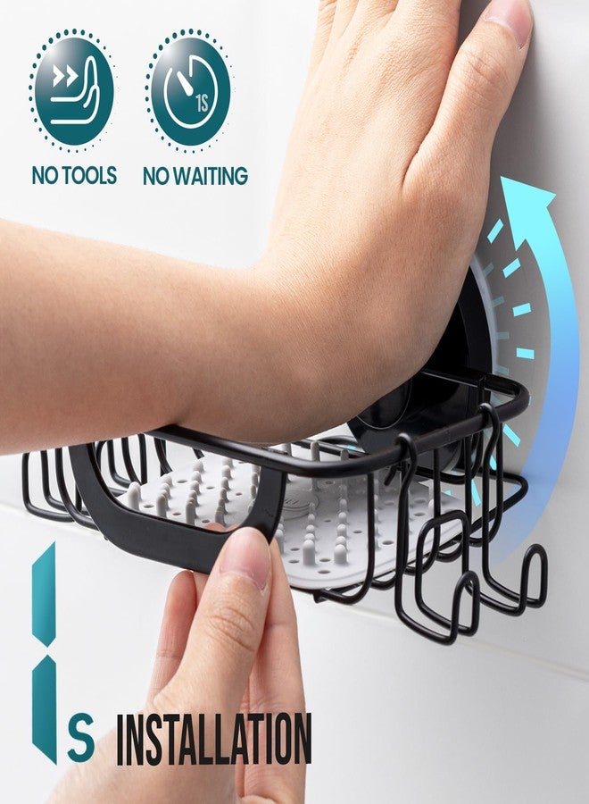TAILI Soap Holder Soap Dish for Shower, Suction Cup Soap Holder for Shower Wall, Bathroom Accessories, Removable Strong Hold Soap Saver, Drill Free - Image 2