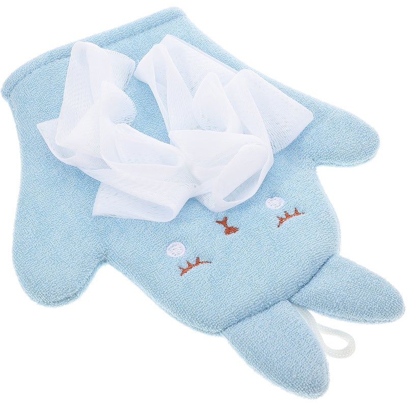🧸 مناديل غسل أطفال مزدوجة الجوانب لتنظيف فعال وتقشير لطيف - Image 4