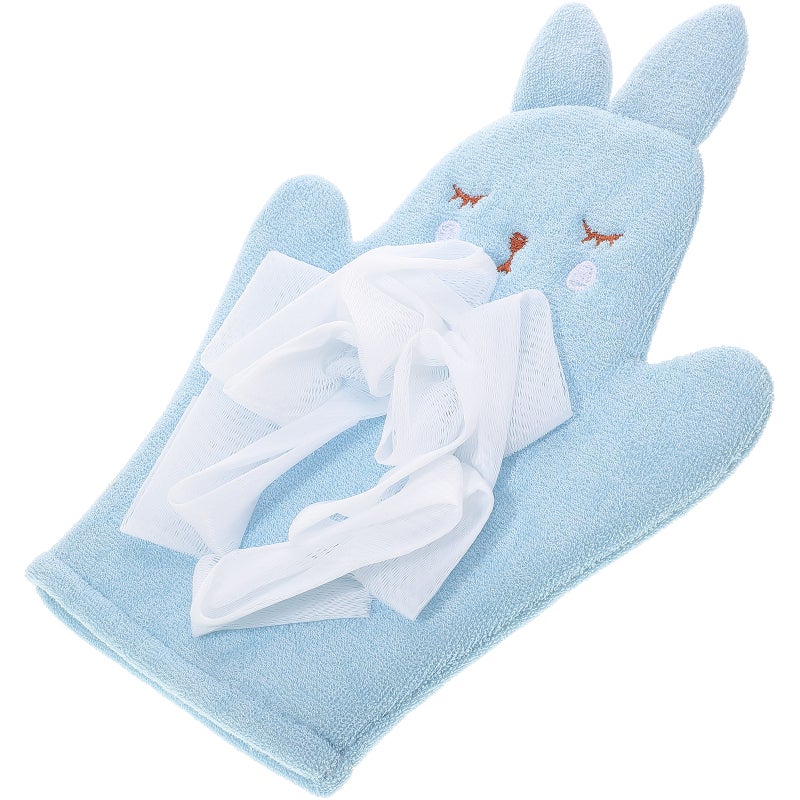 🧸 مناديل غسل أطفال مزدوجة الجوانب لتنظيف فعال وتقشير لطيف - Image 1