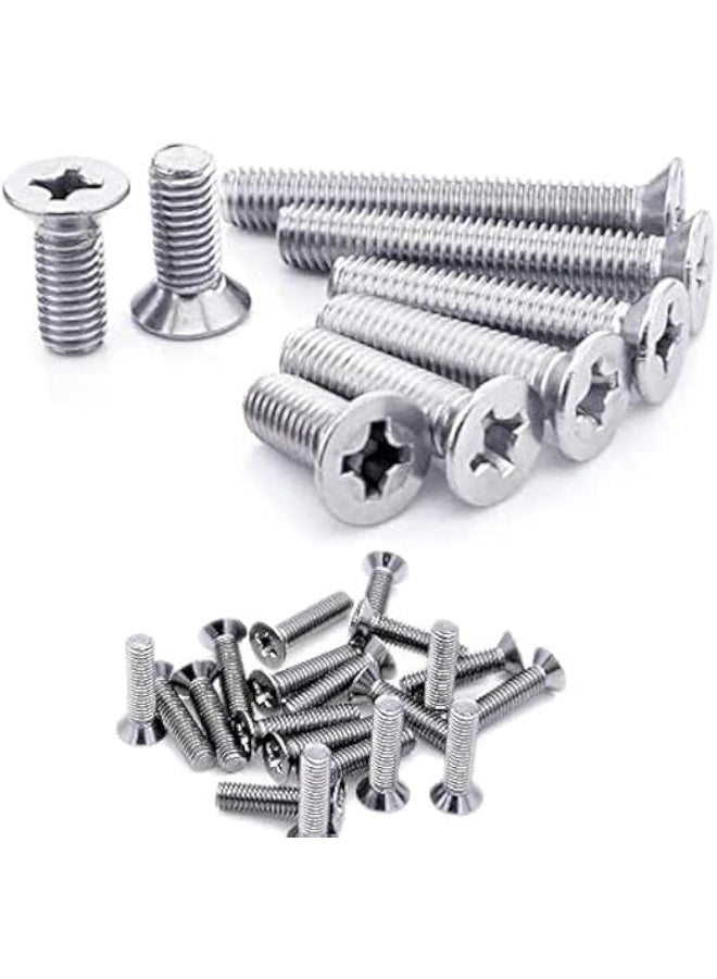 Royal Apex Royal Apex Machine Screw Csk Philip And Countersunk Head For Diy Electrical And Kitchen Furniture Pull Cabinet Door Handles Pack Of 25 - Image 1