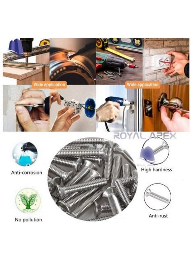 Royal Apex Royal Apex Machine Screw Csk Philip And Countersunk Head For Diy Electrical And Kitchen Furniture Pull Cabinet Door Handles Pack Of 25 - Image 3