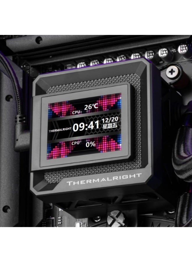 Thermalright Thermal right Frozen Warframe 360 SE Argb With 2 inch screen Black - Image 3