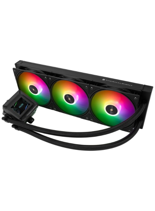 Thermalright Thermal right Frozen Warframe 360 SE Argb With 2 inch screen Black - Image 1