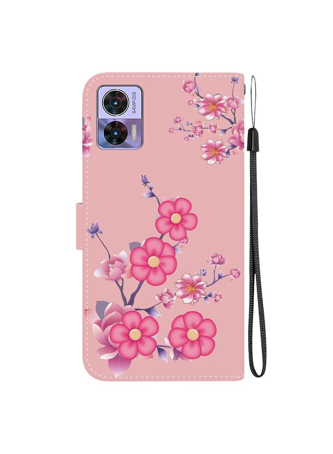 S-TOP Case For Motorola Edge 30 Neo / 30 Lite Crystal Texture Colored Drawing Leather Phone Case - Image 3