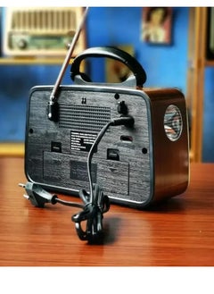 Beauenty Bluetooth Portable Radio – Rechargeable FM/AM Radio with Speaker, USB, TF Card, and AUX Support – Wireless Radio for Home, Outdoor, and Travel  - Image 2