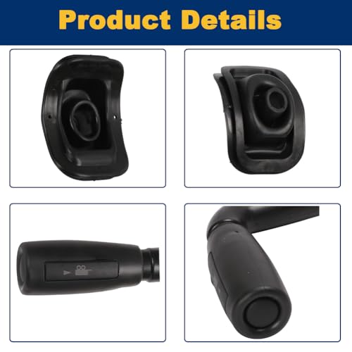 HUGALL Automatic Transmission Gear Shift Lever 26075107 905-106 Compatible with Chevy Silverado 1500 2500 3500 HD Classic Suburban Sierra Tahoe Yukon Yukon XL Avalanche Escalade EXT 99-07 sel - Image 4