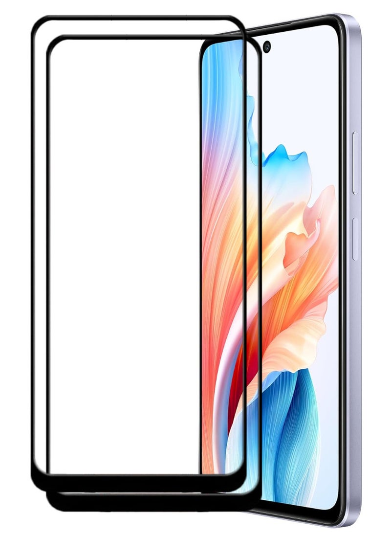 ACLIX 2 Pieces Antistatic ESD Dustproof Premium Quality High Definition Tempered Glass Screen Protector Designed For Oppo A79 - Image 1